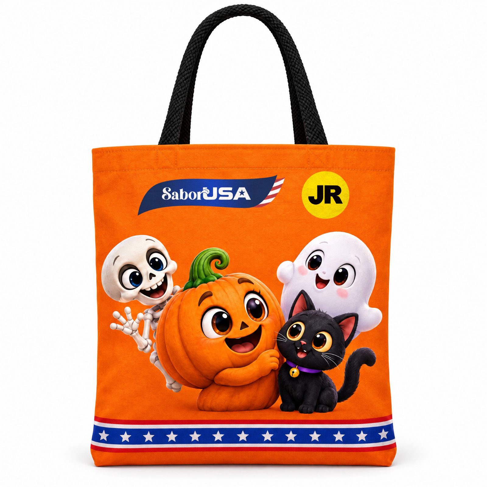 Propuesta de bolsa de Halloween SaborUSA y JR